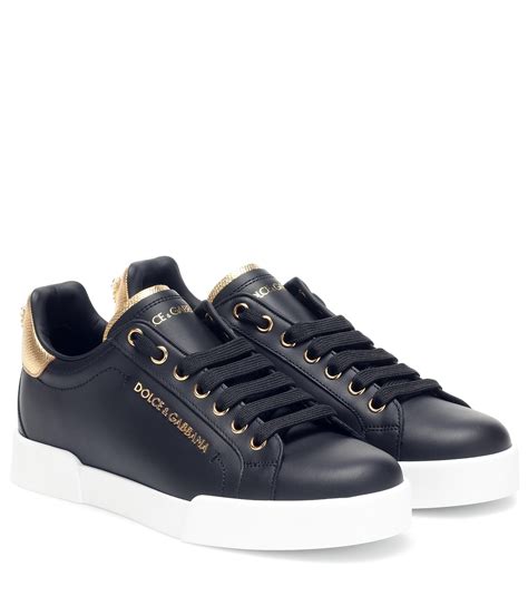 dolce gabbana black patent leather vintage sneakers|dolce and gabbana sneakers cheap.